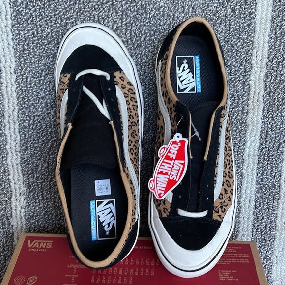 Vans Style 36 Decon Sf Mini Leopard Marshmallow MENS - Picture 13 of 16